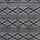 Safavieh Tulum 8" x 10" Black and Ivory Area Rug, , large