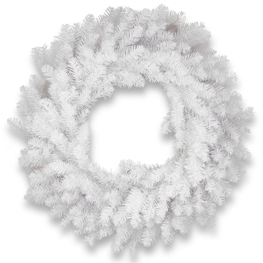 National Tree 30" Dunhill White Fir Wreath, , large