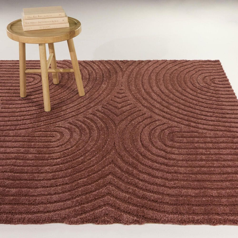 Balta Rugs Caserio 5&#39;3&quot; x 7&#39; Wine Area Rug, , large