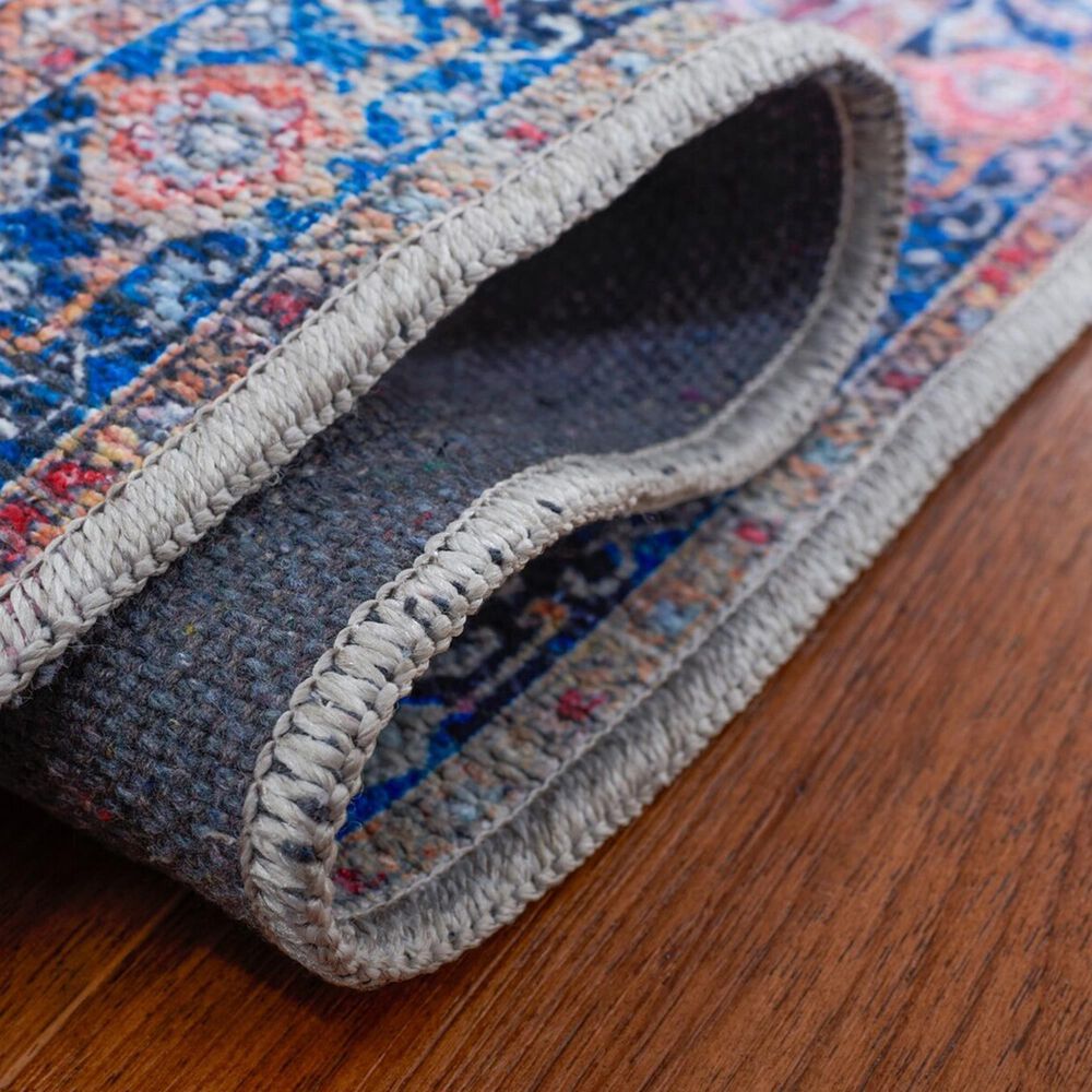 Safavieh Serapi 2&#39; x 8&#39; Rust and Navy Runner, , large