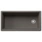 Blanco Inteos 39" Undermount Single Bowl Kitchen Sink in Volcano Gray, , large
