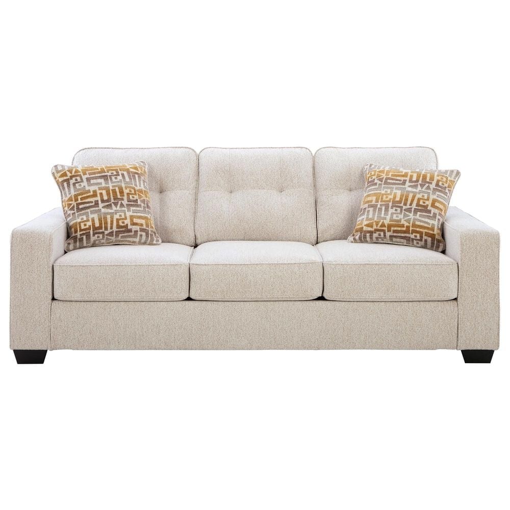 Ashley Larimer Queen Stationary Sofa Sleeper in Stone, , large