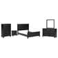 Ashley Lanolee 5-Piece Queen Bedroom Set in Black, , large