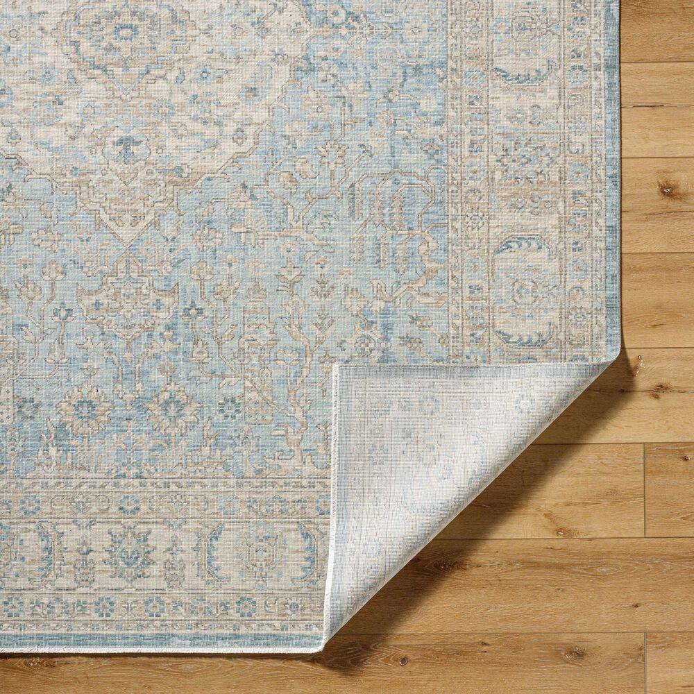 Surya Once Upon a Time Light Gray, Tan, Pale Blue, Gray, Denim and Medium Gray 9&#39;10&quot; x 12&#39;6&quot; Area Rug, , large