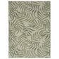 Nourison Garden Oasis GOA01 Ivory and Green 6" x 9" Indoor/Outdoor Area Rug, , large