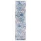 Safavieh Aston  2" x 15" Light Blue and Grey Runner, , large