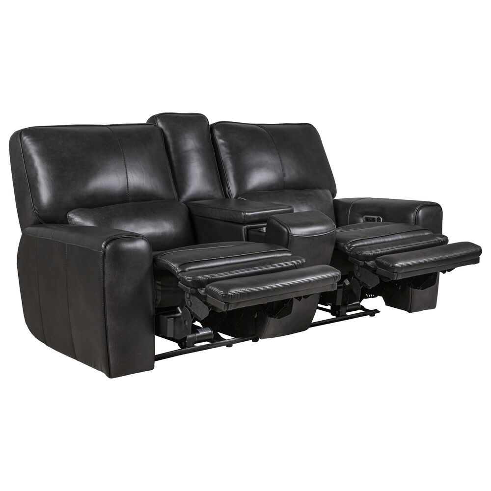 Sienna Designs Power Reclining Console Loveseat in New Berlin Smoke Grey, , large
