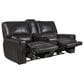 Sienna Designs Power Reclining Console Loveseat in New Berlin Smoke Grey, , large