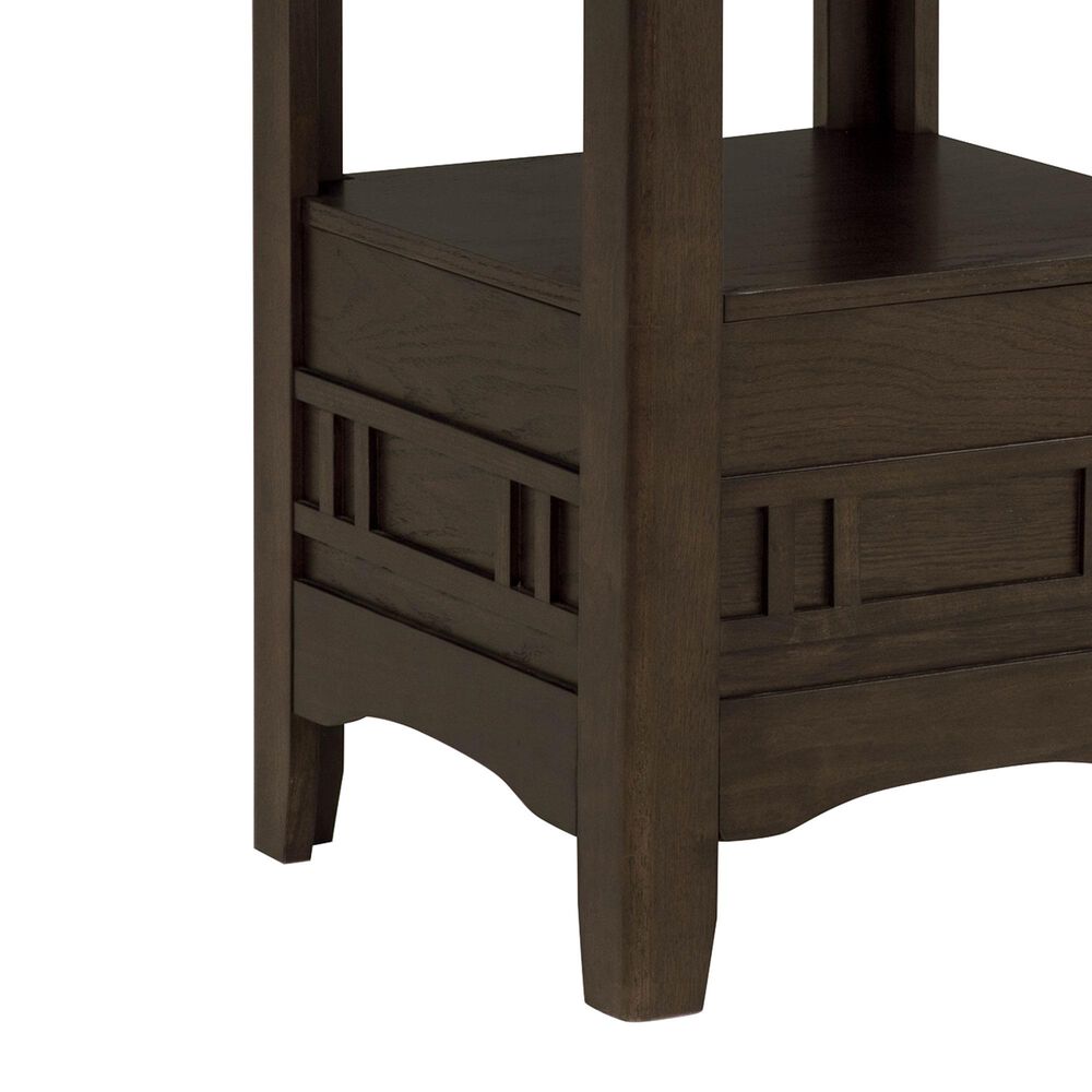 Crown Mark Hartwell 5-Piece Counter Height Dining Set in Dark Brown, , large