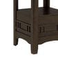 Crown Mark Hartwell 5-Piece Counter Height Dining Set in Dark Brown, , large