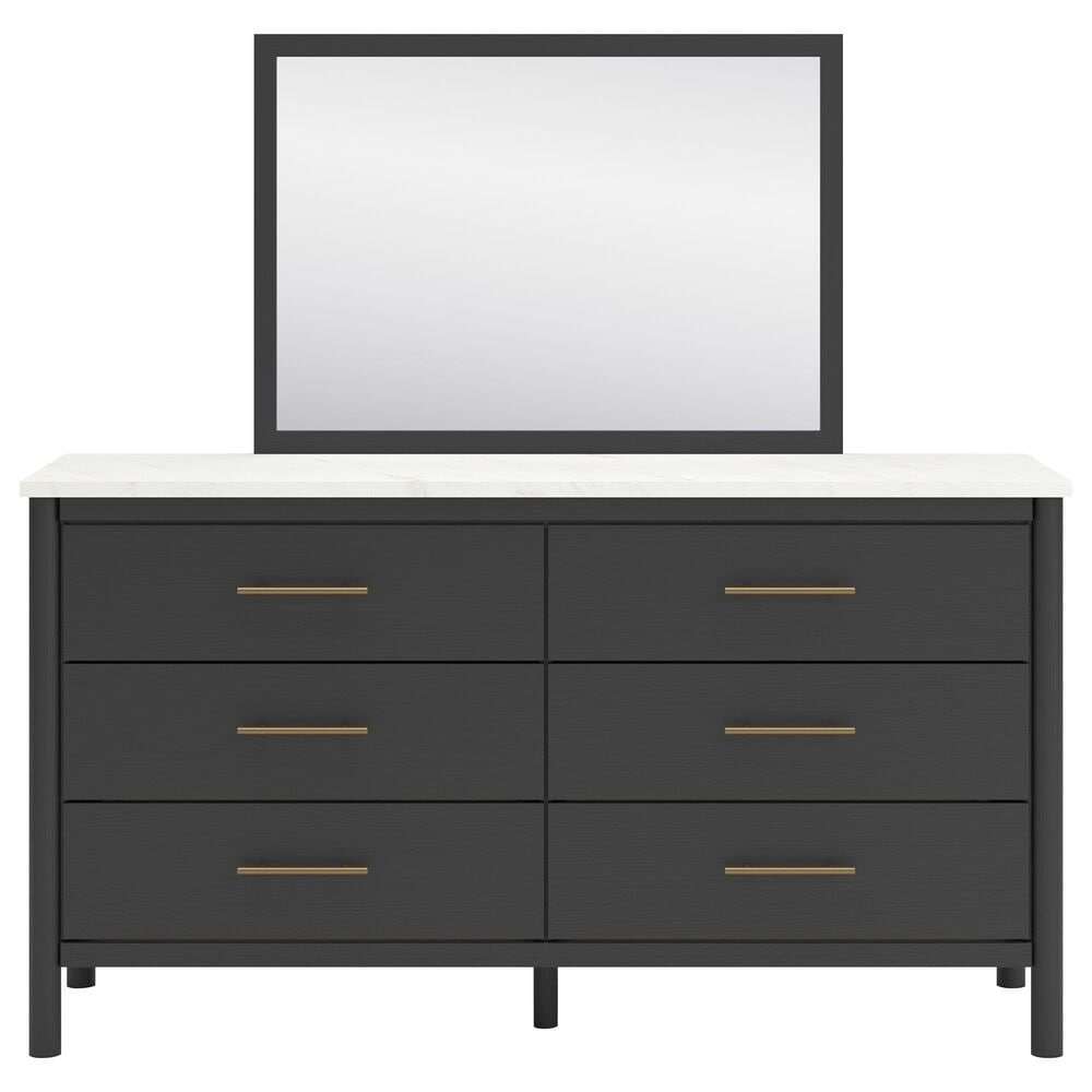 Ashley Cadmori 4-Piece Full Platform Bedroom Set in Black and White, , large