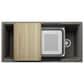 Blanco Inteos 39" Undermount Single Bowl Kitchen Sink in Volcano Gray, , large