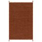Safavieh Montauk 5" x 8" Orange and Black Area Rug, , large