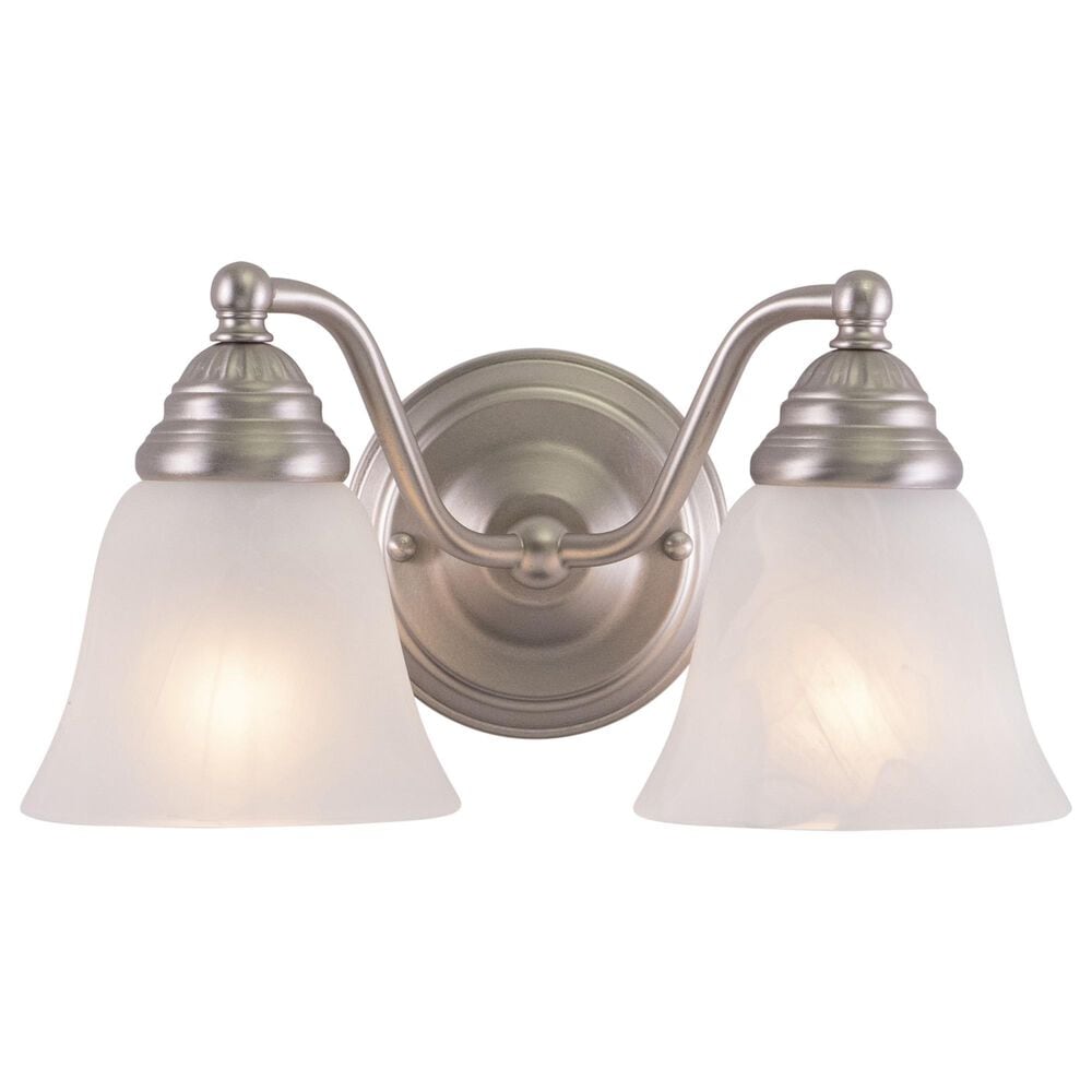 Vaxcel Standford 2-Light Bathroom Vanity in Brushed Nickel, , large
