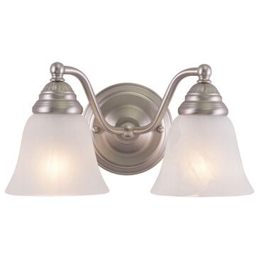 Vaxcel Standford 2-Light Bathroom Vanity in Brushed Nickel, , large