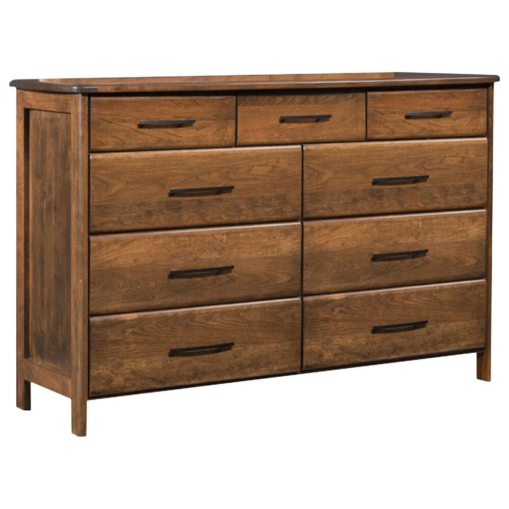 Briarwood Llc American Timbers 9-Drawer Dresser in Turkish Coffee, , large