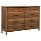 Briarwood Llc American Timbers 9-Drawer Dresser in Turkish Coffee, , large