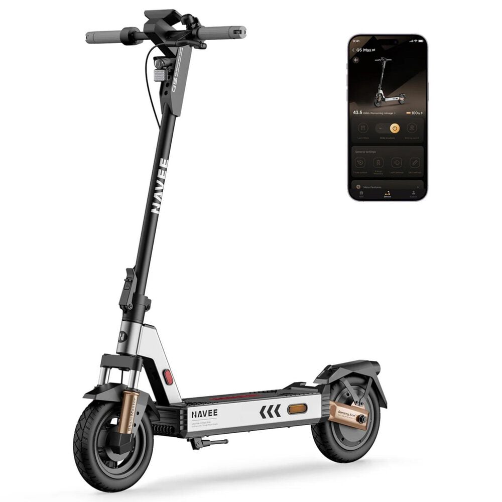 Navee G5 Max Electric Scooter in Black, , large