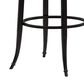 Armen Living Telia Bar Height Stool with Ivory Upholstery in Dark Brown, , large