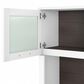 Bush Somerset 72" L-Shaped Desk with Hutch in Storm Gray and White, , large
