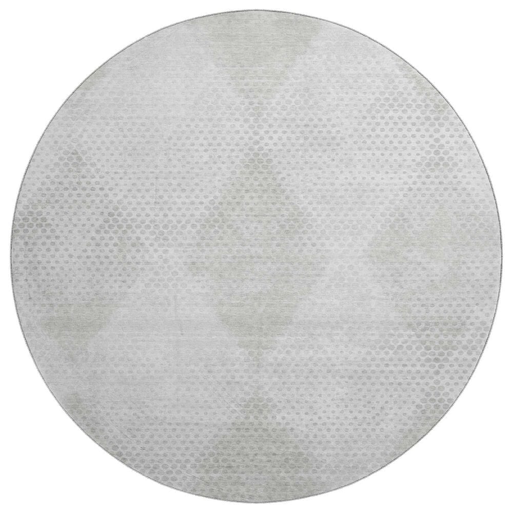 Dalyn Rug Company Trevi TV4 8" Round Ivory Area Rug, , large
