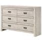 Crown Mark Valor 3-Piece Queen Bedroom Set in Light Gray, , large