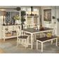 Ashley Whitesburg Server in Brown and Cottage White, , large