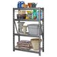 Gladiator 48" Wide Heavy Duty Rack with Four 18" Deep Shelves in Hammered Granite, , large