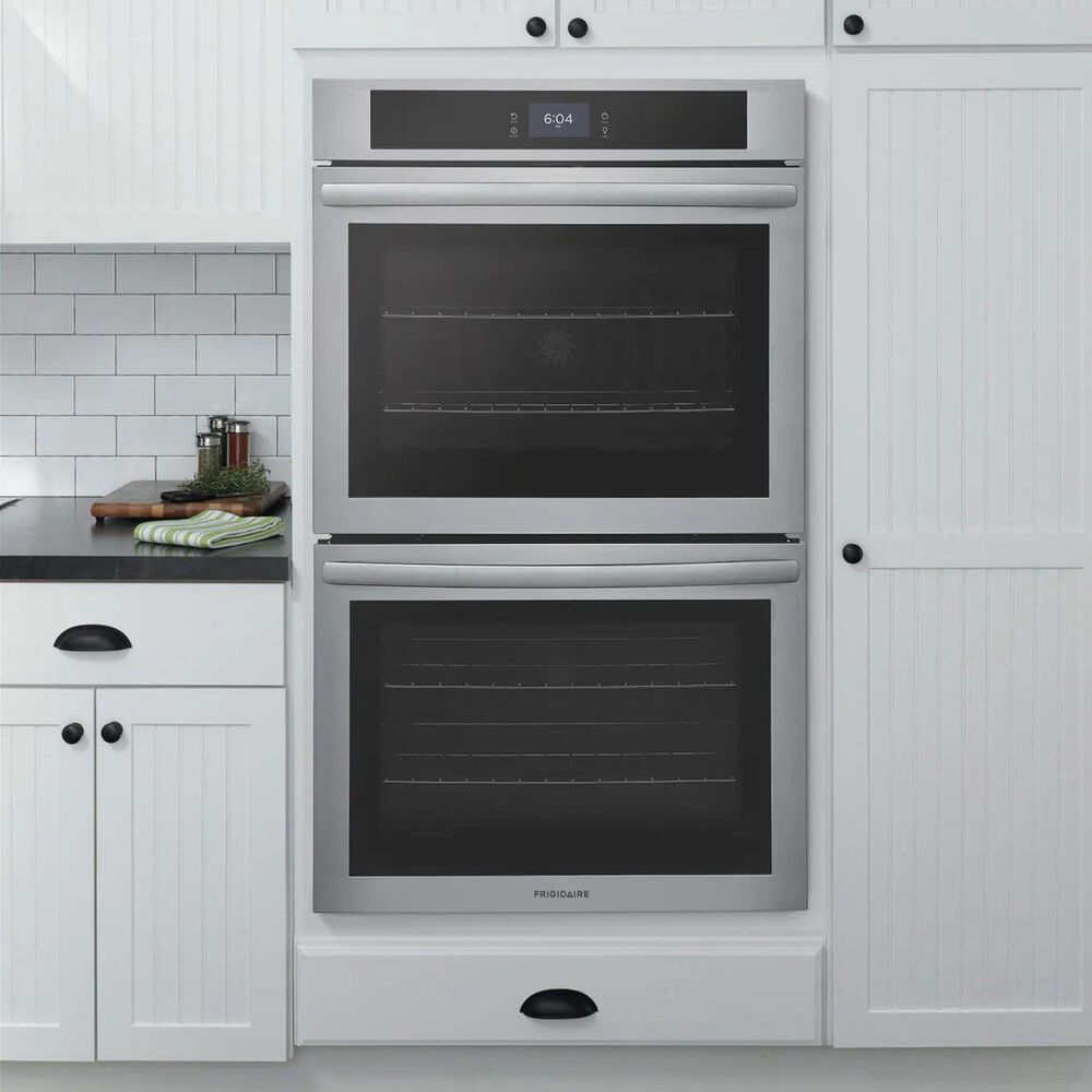 Frigidaire 30&quot; Double Electric Wall Oven with Fan Convection in Stainless Steel, , large