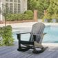Ashley Sundown Treasure Outdoor Rocking Chair in Black, , large