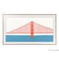 Samsung 43" The Frame Customizable Bezel in Modern Teak, , large
