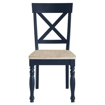 Steve Silver Darcy Dining Side Chair in Blue, , large