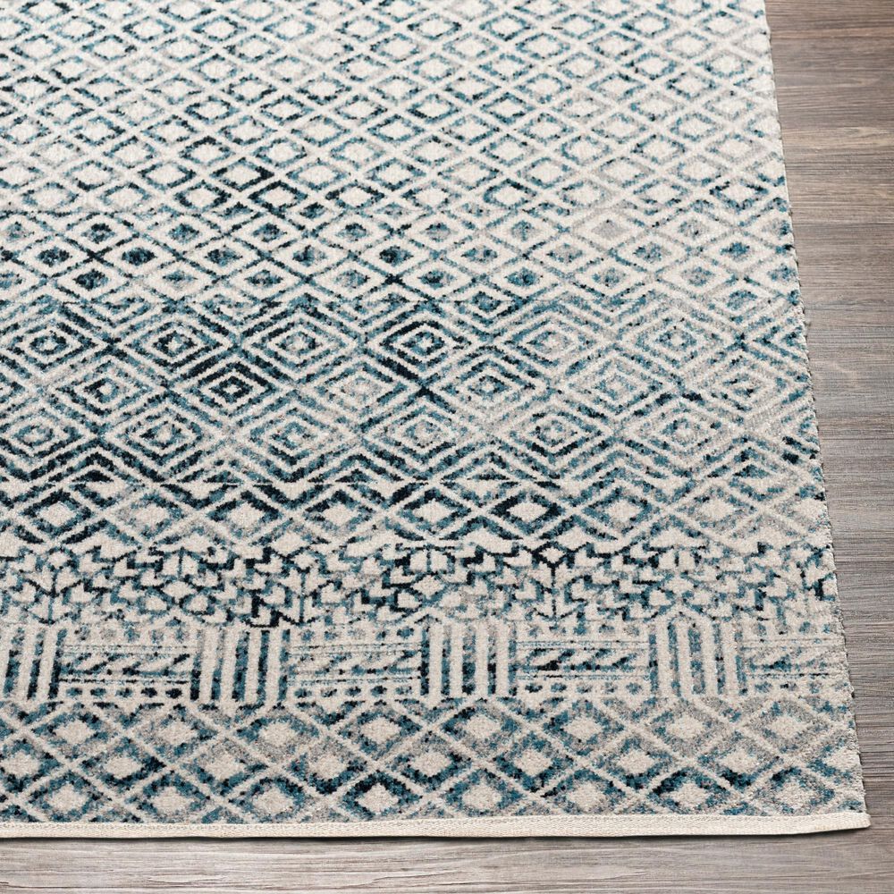 Surya Lavadora Southwestern 9&#39;3&quot; x 12&#39; Ink Blue, Blue, Gray and Light Gray Area Rug, , large