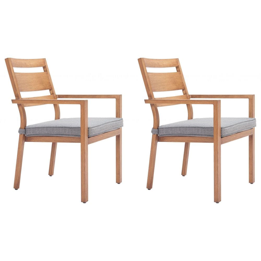 Zuo Modern Rader Dining Chair in Gray &#40;Set of 2&#41;, , large