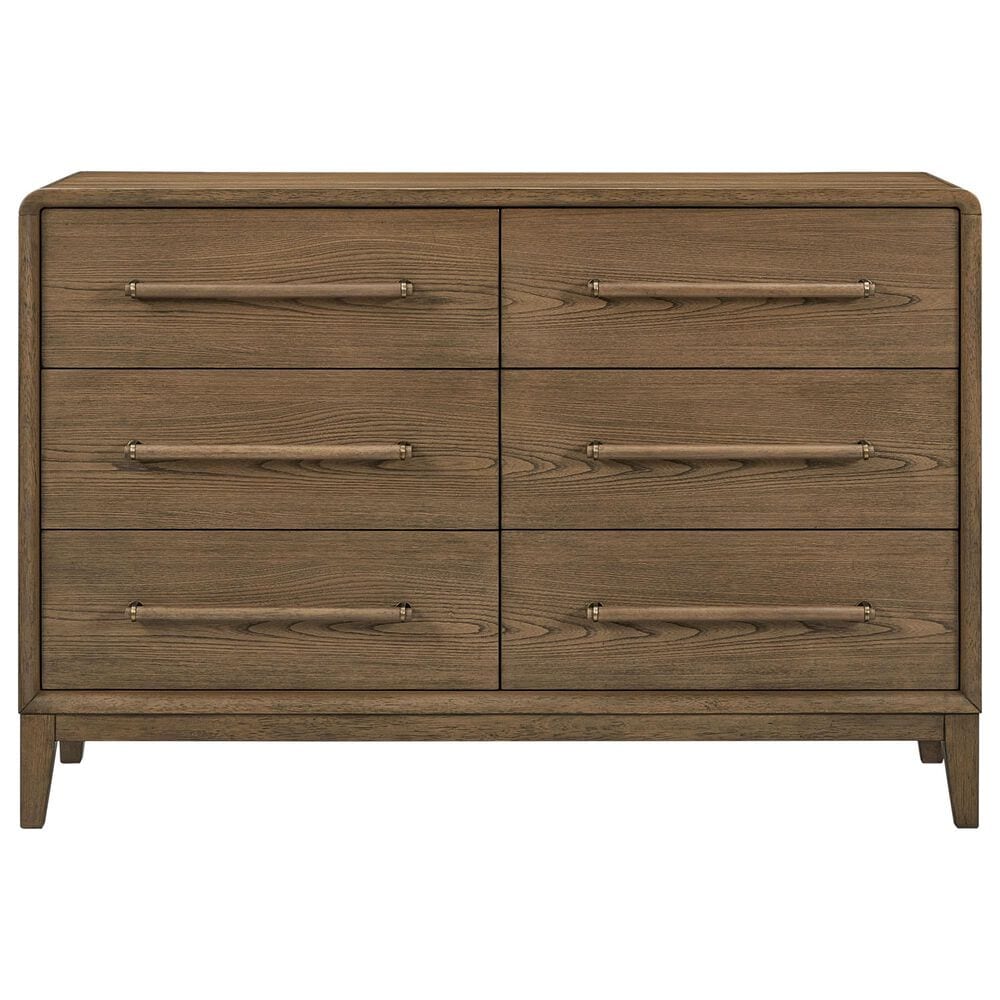 Sterling Timber Elure Youth 6-Drawer Dresser in Latte, , large