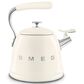 SMEG 2.3L Retro Style Electric Whistling Kettle in Cream, , large