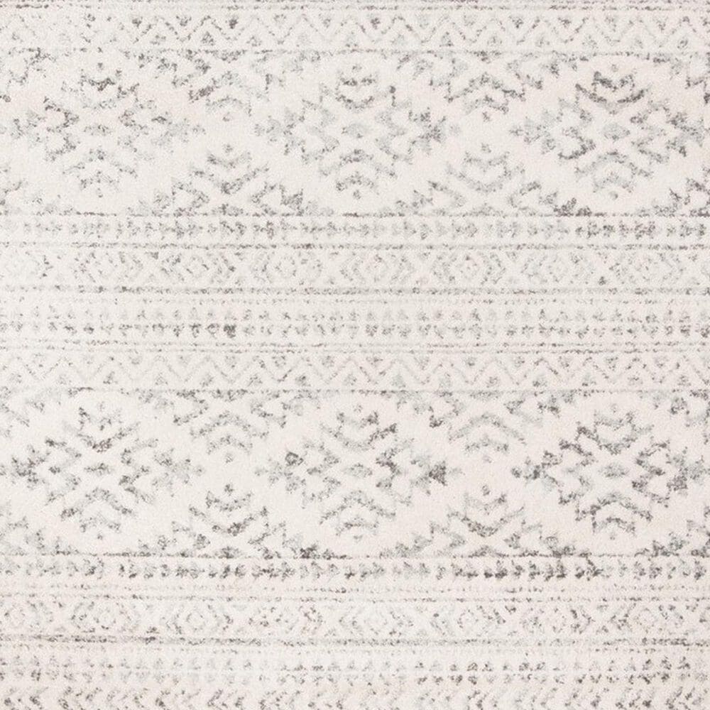 Safavieh Tulum TUL272A 3&#39; Round Ivory and Grey Area Rug, , large