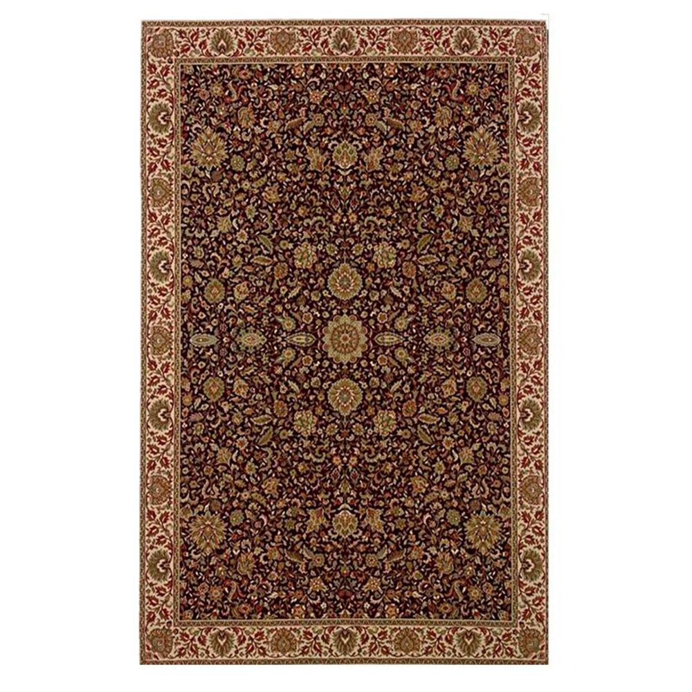 Oriental Weavers Ariana 172D 7"10" x 11" Espresso Area Rug, , large