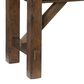 Linon Home Decor Turino Padded Dining Bench in Rustic Umber, , large