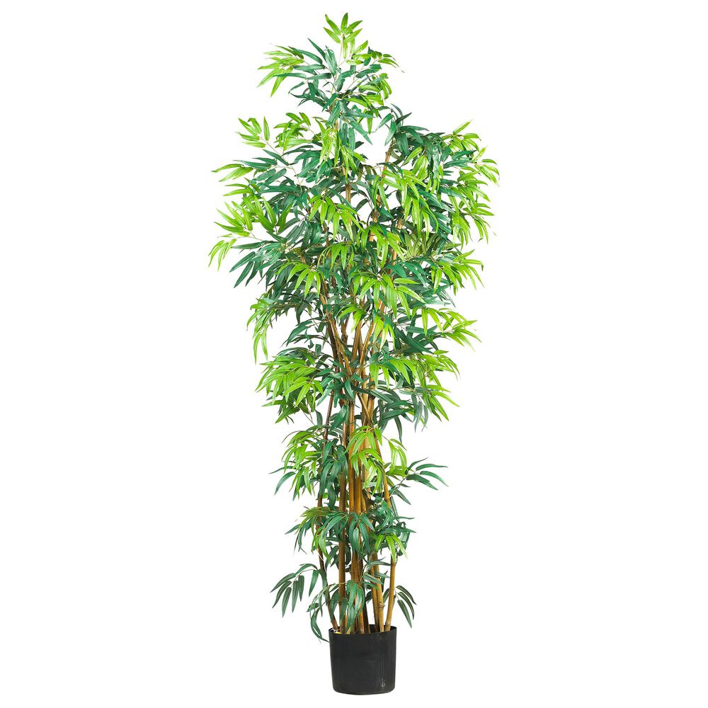 Nearly Natural Inc 6' Curved Bamboo Silk Tree Nebraska Furniture Mart