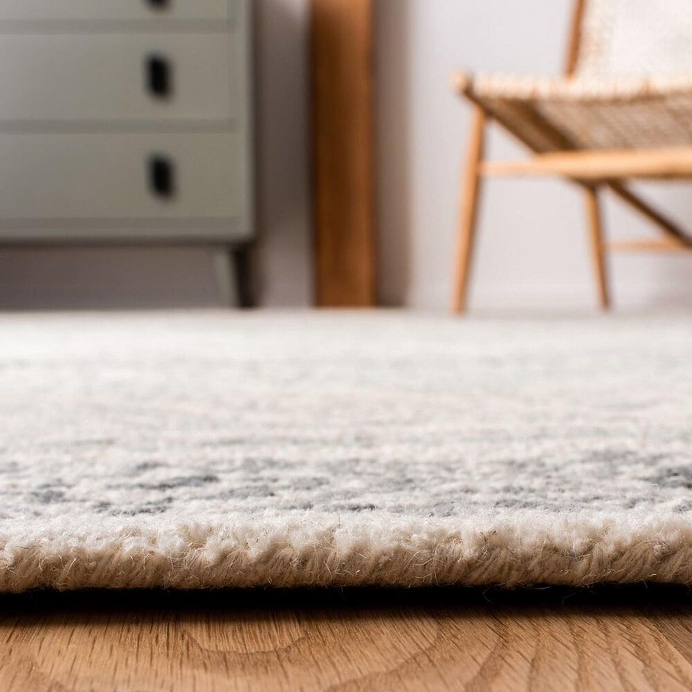 Safavieh Micro-Loop 2&#39;3&quot; x 7&#39; Ivory and Grey Runner, , large
