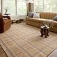 Chris Loves Julia x Loloi Judy 3"6" x 5"6" Natural and Stone Area Rug, , large