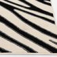 Central Oriental Terrace Tropic Jayla 6"7" x 9"6" White and Black Area Rug, , large