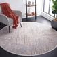 Safavieh Marmara MRM304B 6"7" Round Beige, Blue and Rust Area Rug, , large