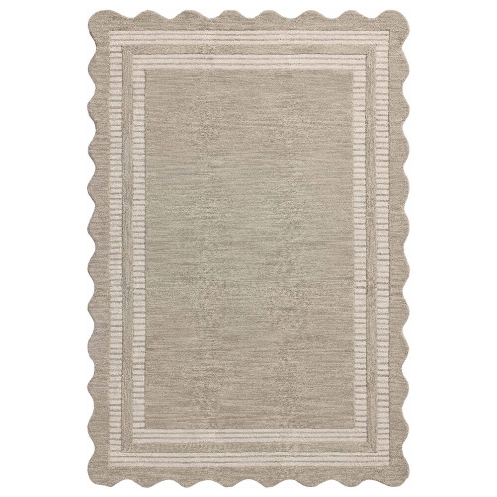 Loloi II Scottie 8"6" x 11"6" Fog and Ivory Area Rug, , large