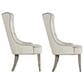 Hooker Furniture Sanctuary Side Chair in White and Gray (Set of 2), , large