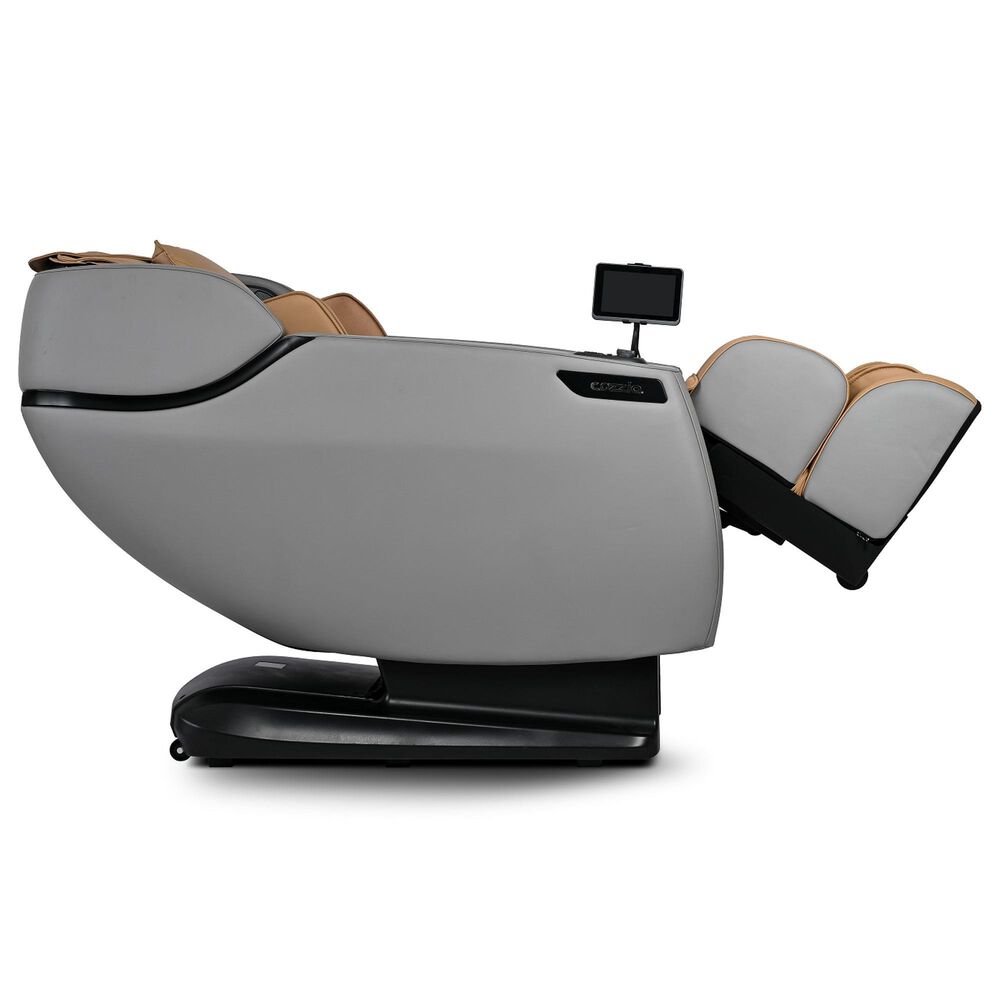 Cozzia Zen XE Power Massage Chair in Cappuccino and Grey, , large