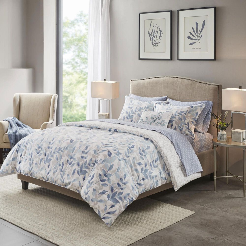 Hampton Park Sofia 8-Piece King Comforter Set in Blue, , large