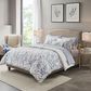 Hampton Park Sofia 8-Piece King Comforter Set in Blue, , large