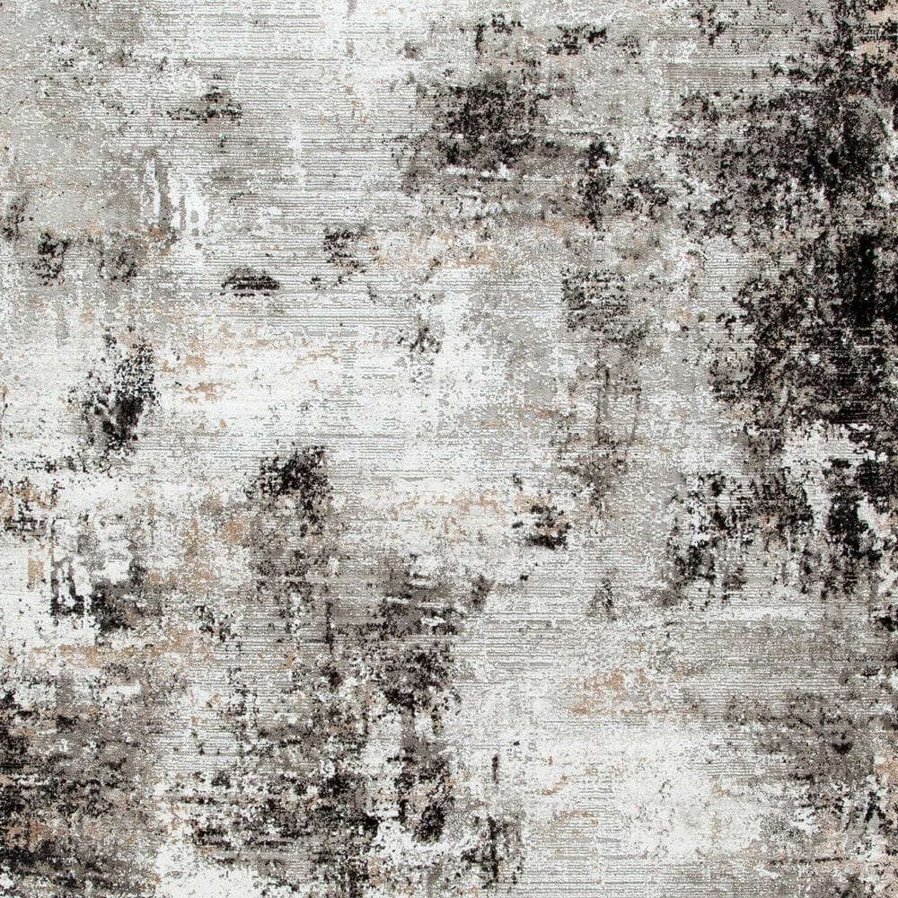 Ashley Langwell 8&#39; x 10&#39; Black, Gray and White Area Rug, , large
